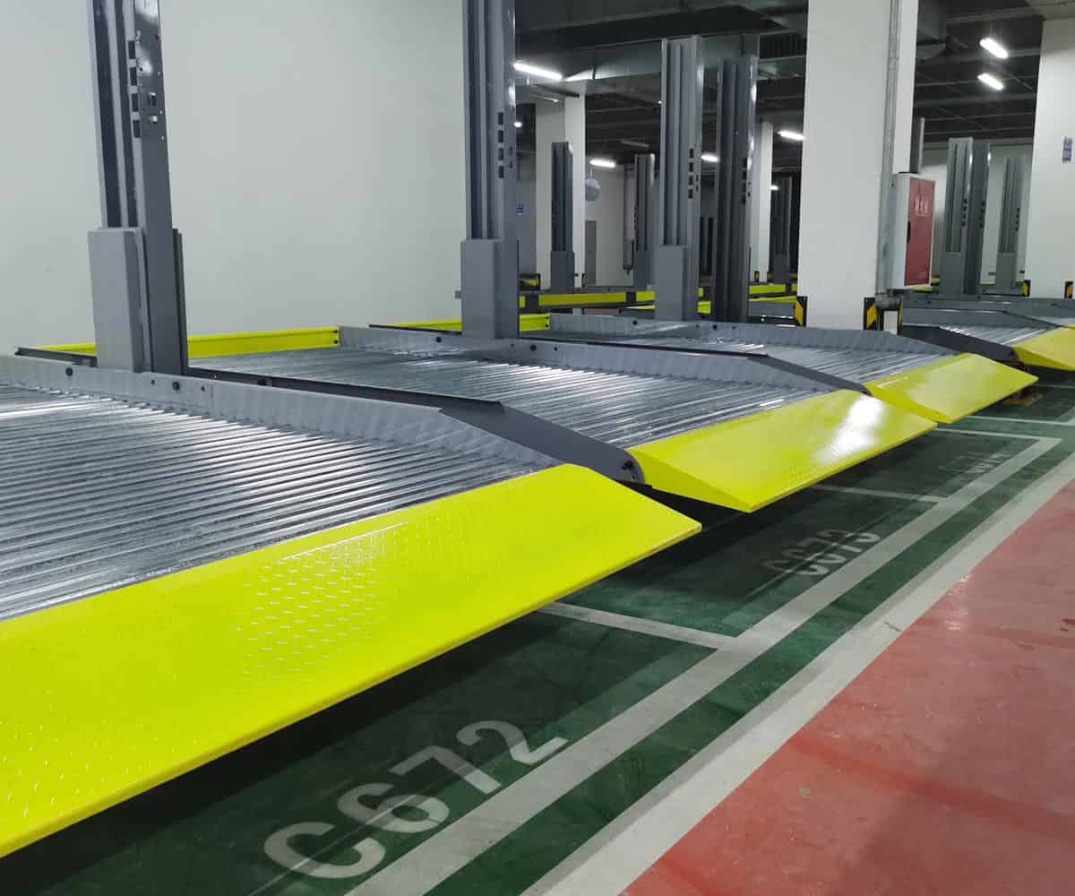 機械立體停車設備釋放更多城市空間