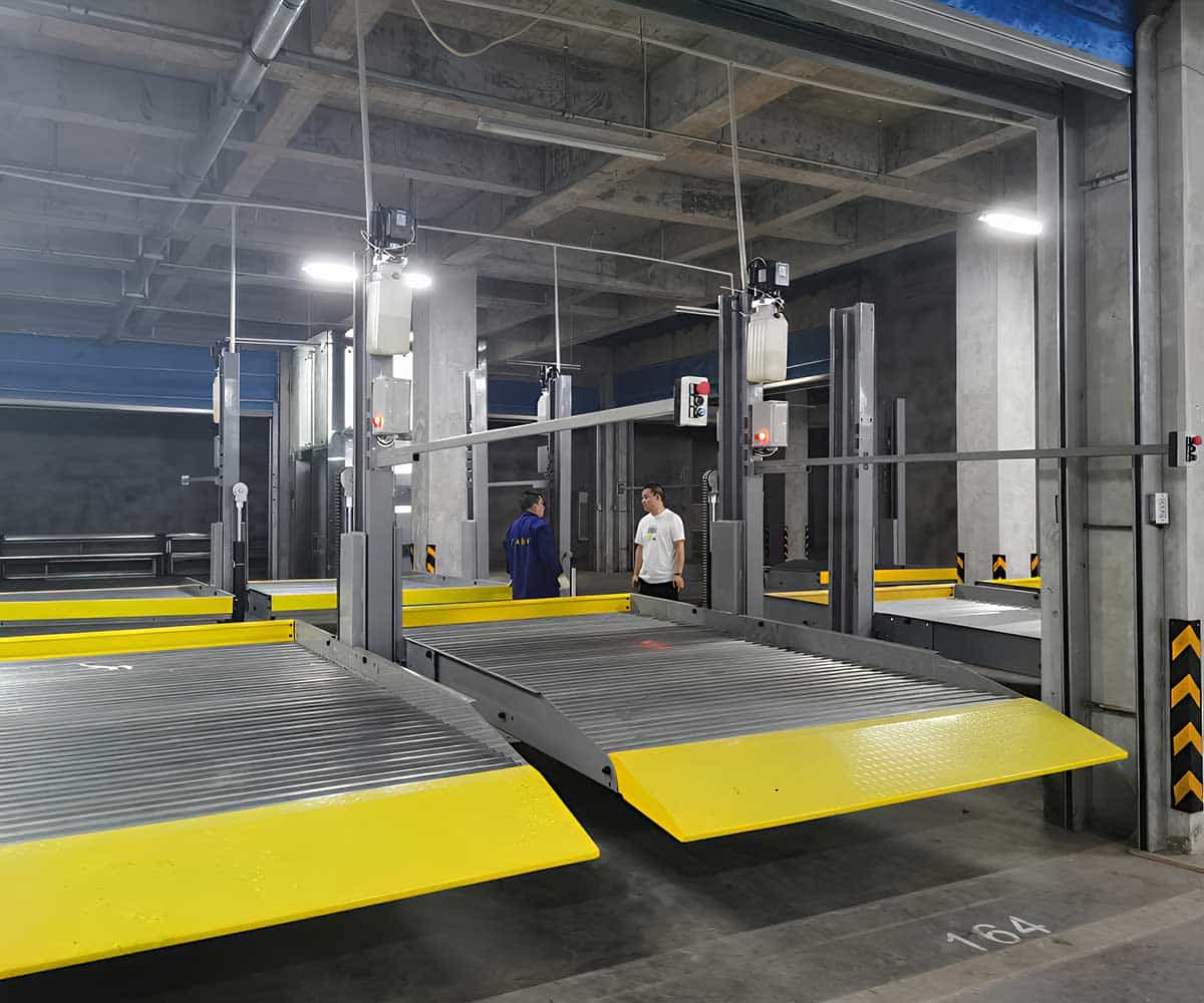 兩層立體停車場的組成與功能